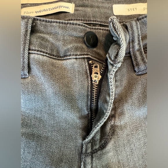 Anthropologie Pilcro Mid-Rise Skinny Ankle Jeans – Coal Grey | Size 26 - Picture 14 of 14